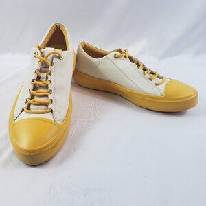 ECCO Flexure T-Cap Shadow Casual Womens Fashion Sneaker White Marigold 9